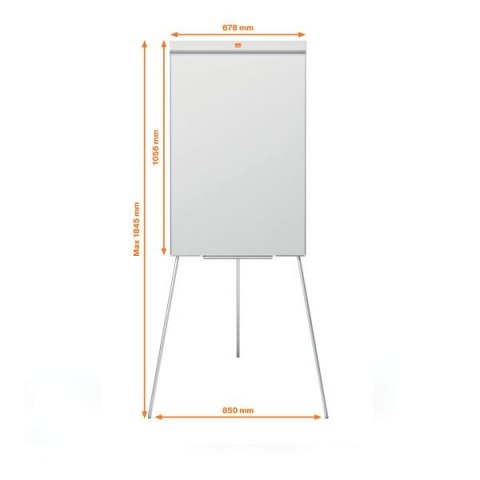 Tablica flipchart Classic Steel na trójnogu [mm:] 1000x675 Nobo (1901916)