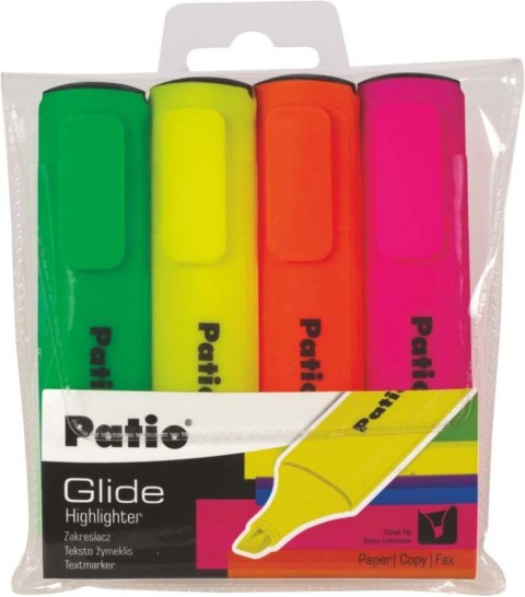 Zakreślacz wkład 4 kolory Patio (58926)