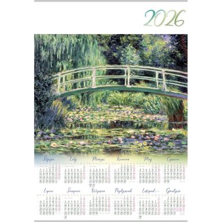 Kalendarz ścienny ALA plakatowy 607mm x 880mm Lucrum (PL10)