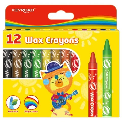 Kredki świecowe 12 kol. Keyroad (KR971305)
