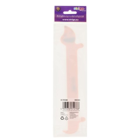 Linijka plastikowa 15 cm JAMNIK 15cm Strigo (SSC363)